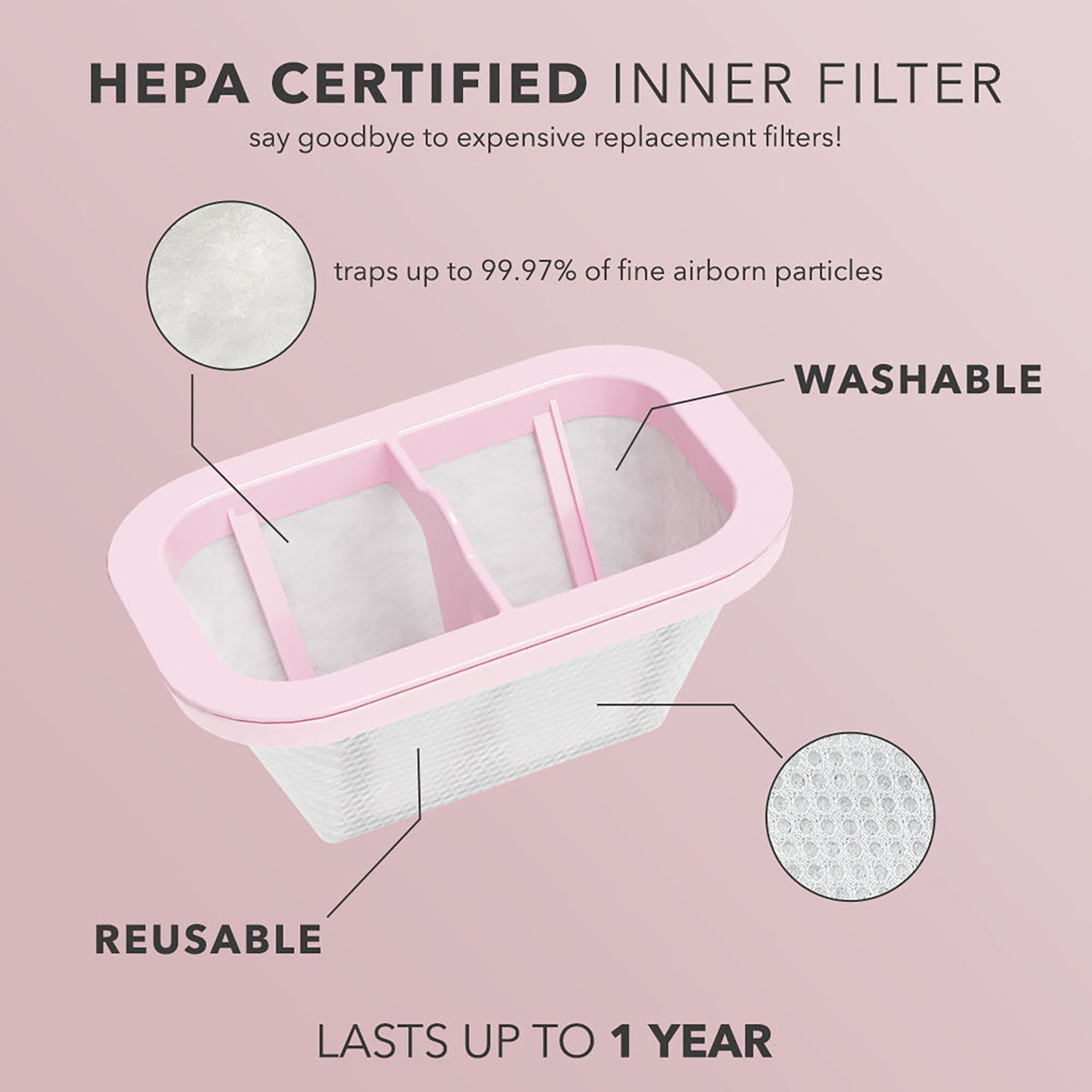 Kiara Sky - Beyond Pro Dust Collector - Pink