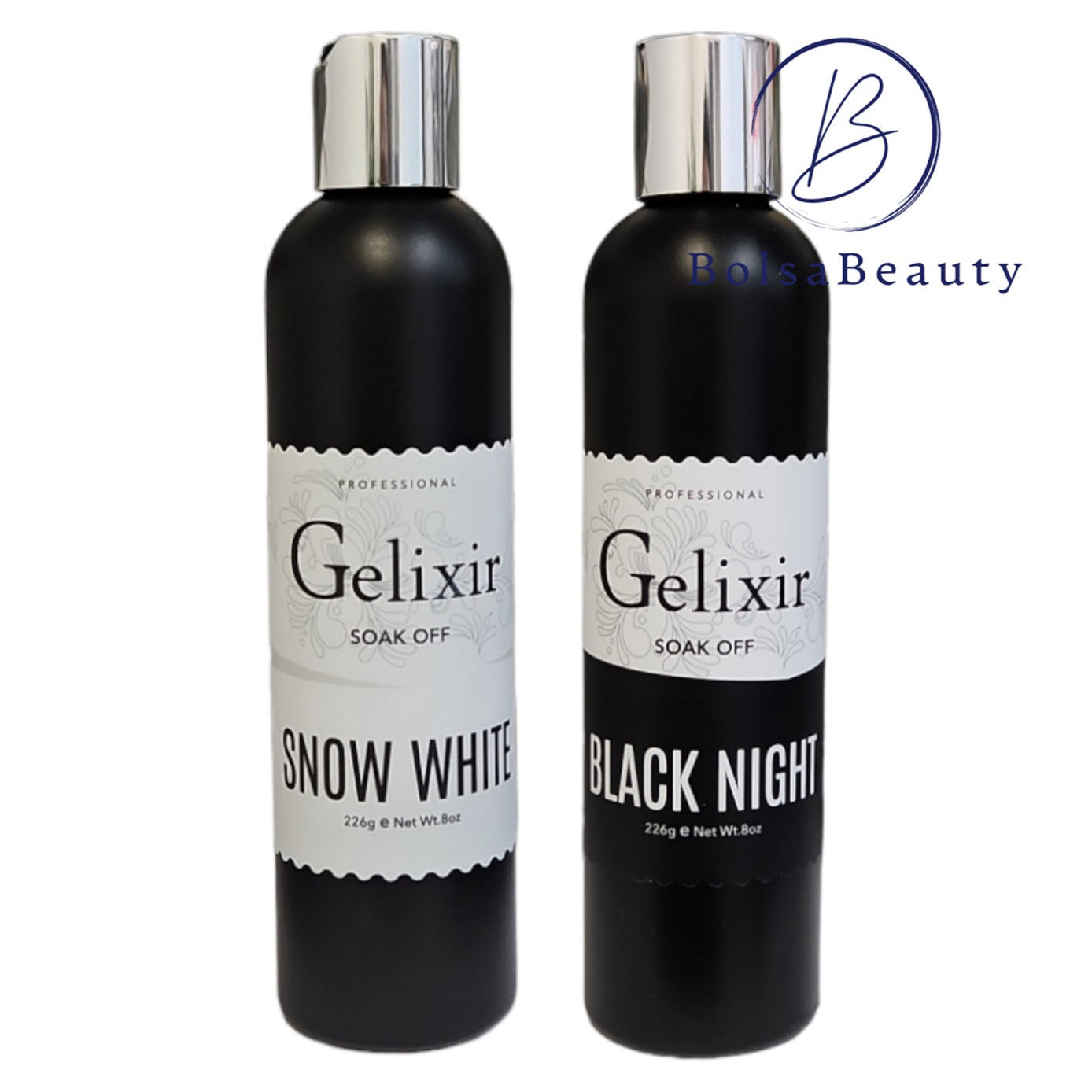 Gelixir - Black Night, Snow White Refill (8oz)