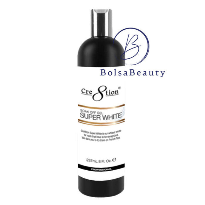 Cre8tion - Gel Super White, Super Black Refill (8oz)