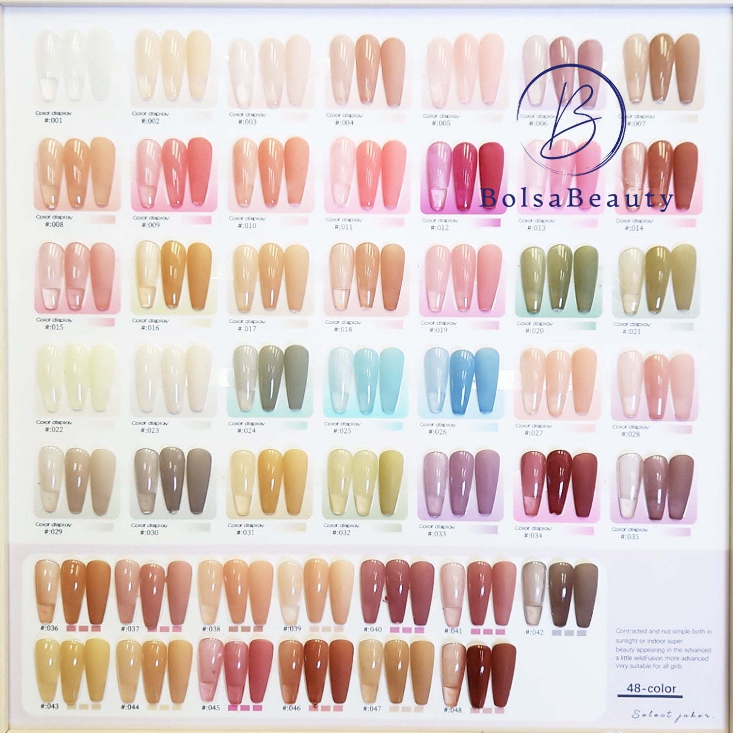 DM - Jelly Gel Polish (#01 - #48) - NEW