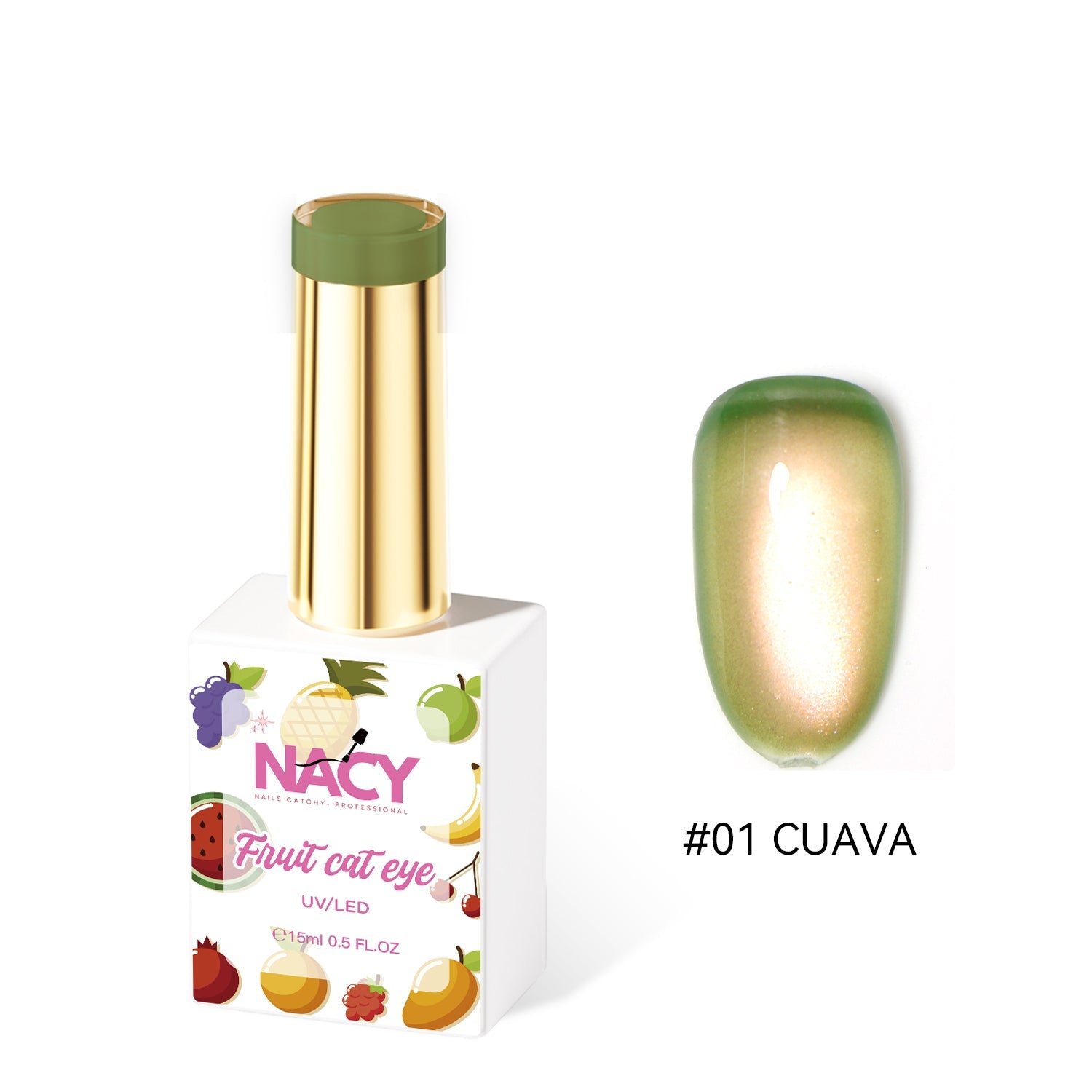 Nacy Fruit Cat Eye Gel 0.5oz Hema / Tpo Free - 01