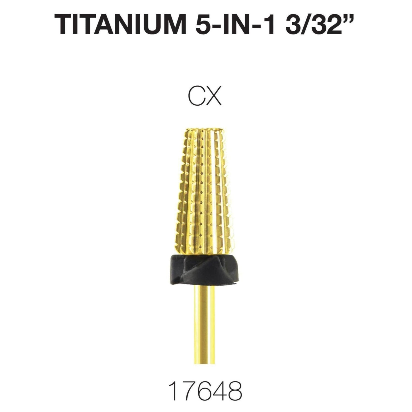 Cre8tion - Titanium 5 in 1 Nail Filing Bit 3/32