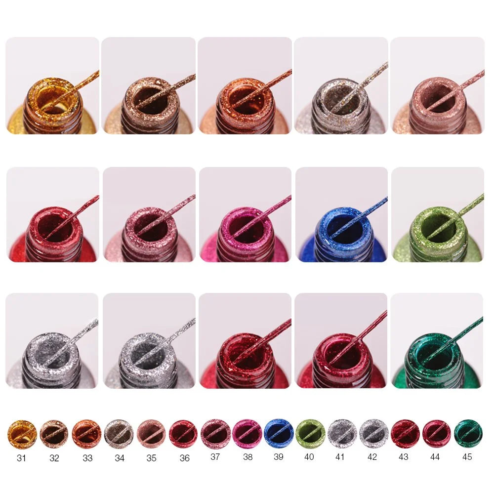 Cre8tion - Detail Nail Art Gel - Full Set 93 Colors (#01 - #93)