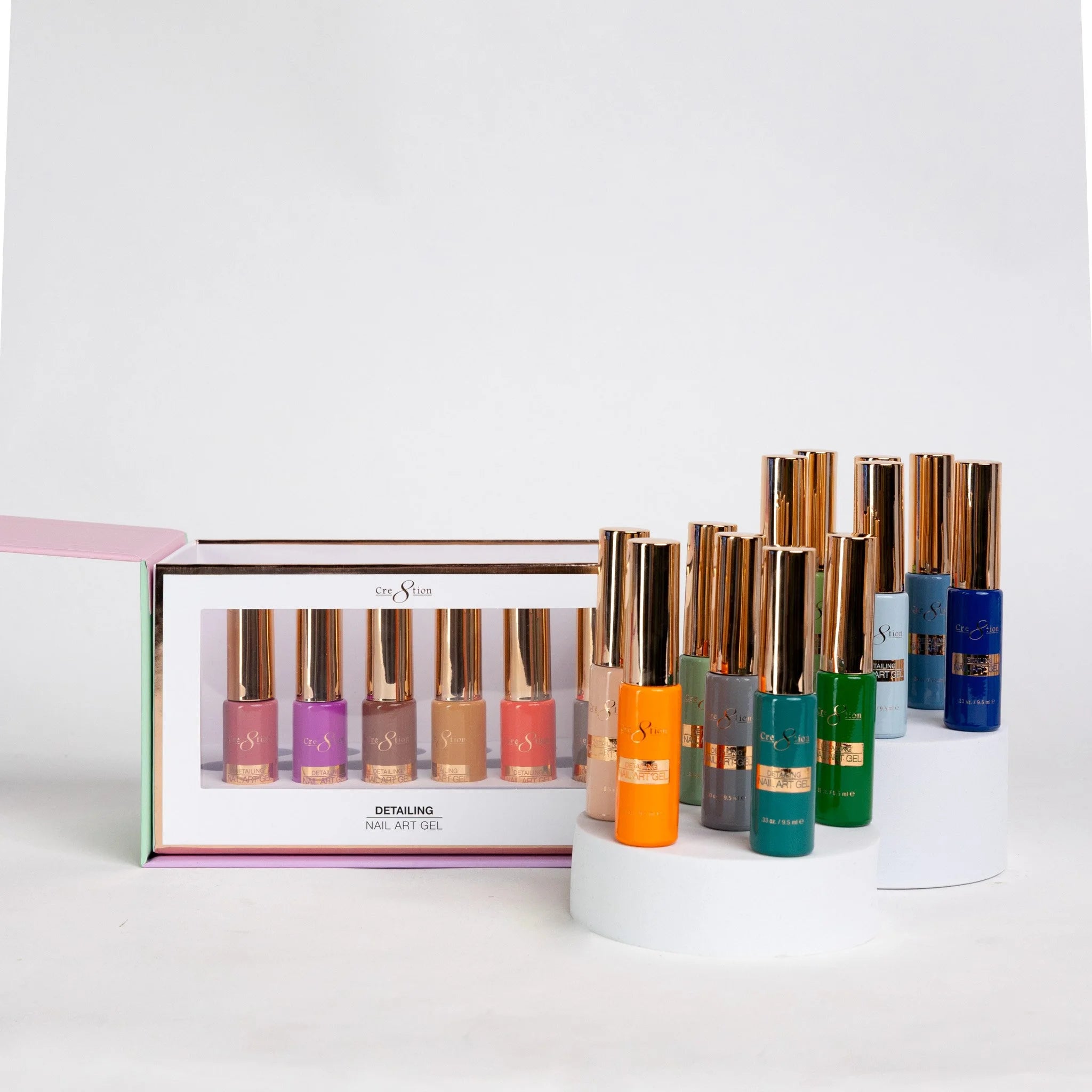 Cre8tion - Detail Nail Art Gel Full Set Chart 04 (#73 - #93) - NEW 2024