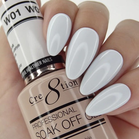 Cre8tion - French Pink Gel Colors (#P01 - P28, #W1 - W4)