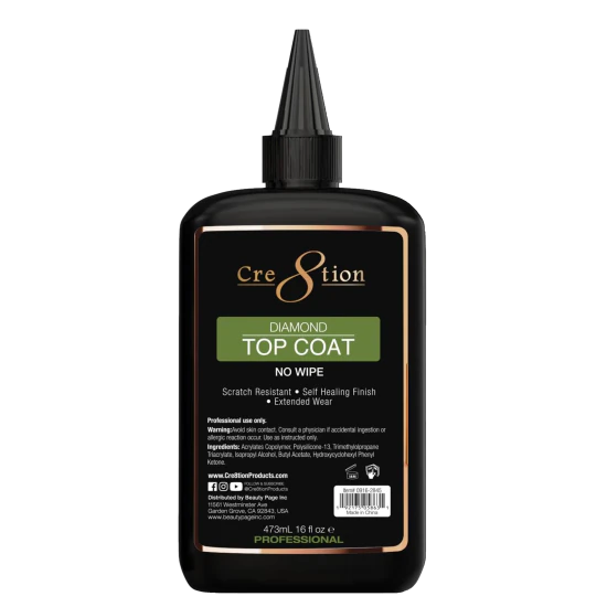 Cre8tion - Base Coat, Diamond Top Coat Refill (16oz)