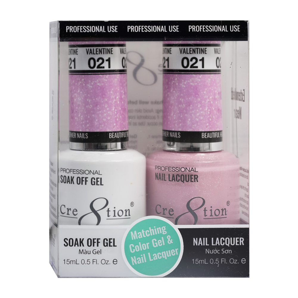 Cre8tion - Gel & Lacquer Solid Duo (#01 - #50)
