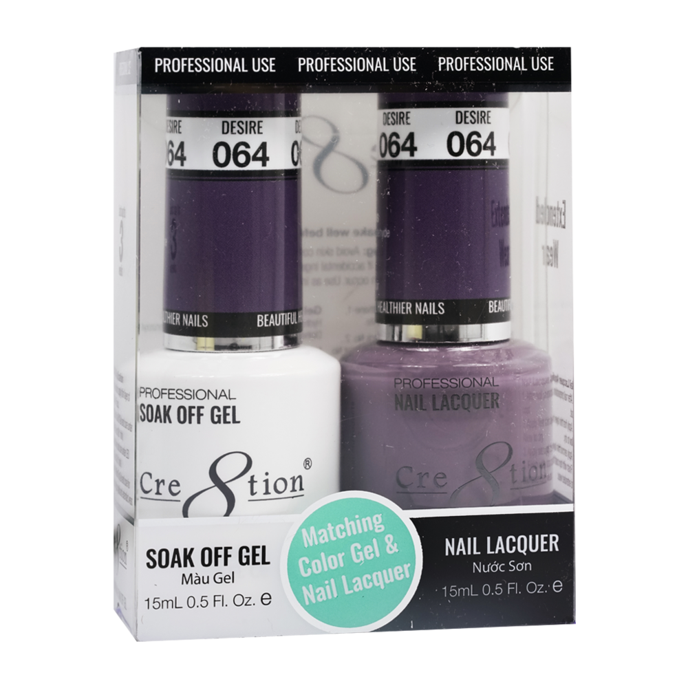 Cre8tion - Gel & Lacquer Solid Duo (#51 - #100)