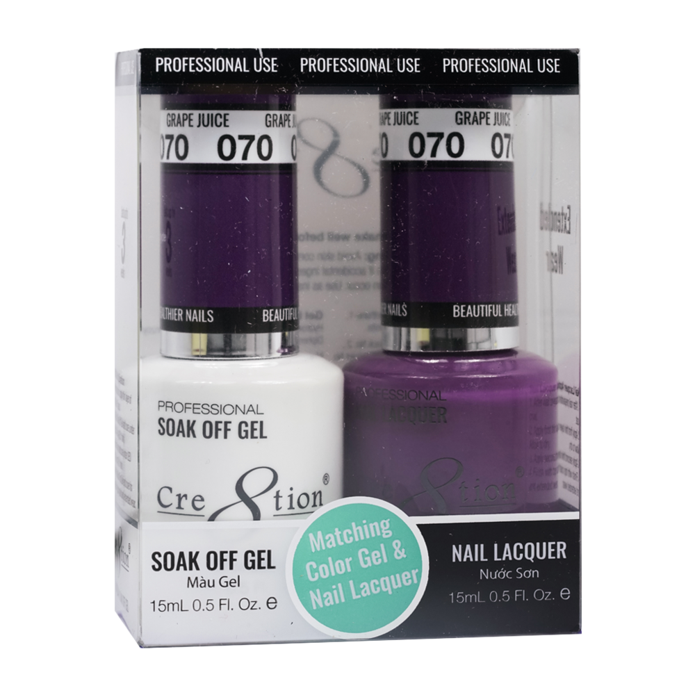 Cre8tion - Gel & Lacquer Solid Duo (#51 - #100)