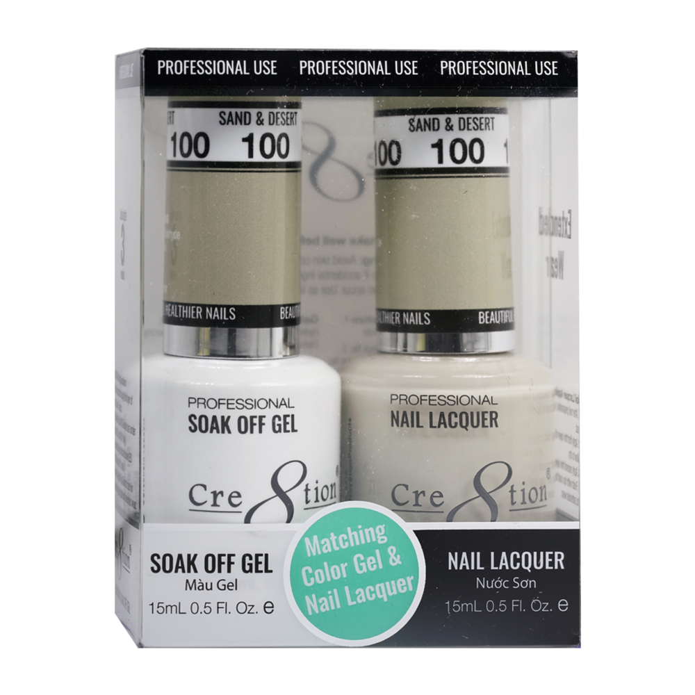 Cre8tion - Gel & Lacquer Solid Duo (#51 - #100)