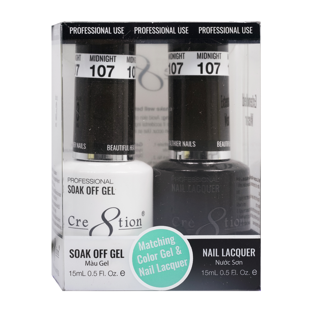 Cre8tion - Gel & Lacquer Solid Duo (#101 - #144)