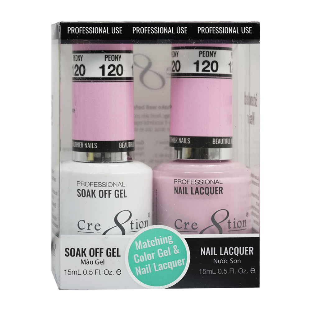 Cre8tion - Gel & Lacquer Solid Duo (#101 - #144)