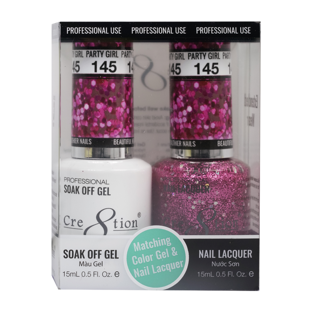 Cre8tion - Gel & Lacquer Glitter Duo (#145 - #216)