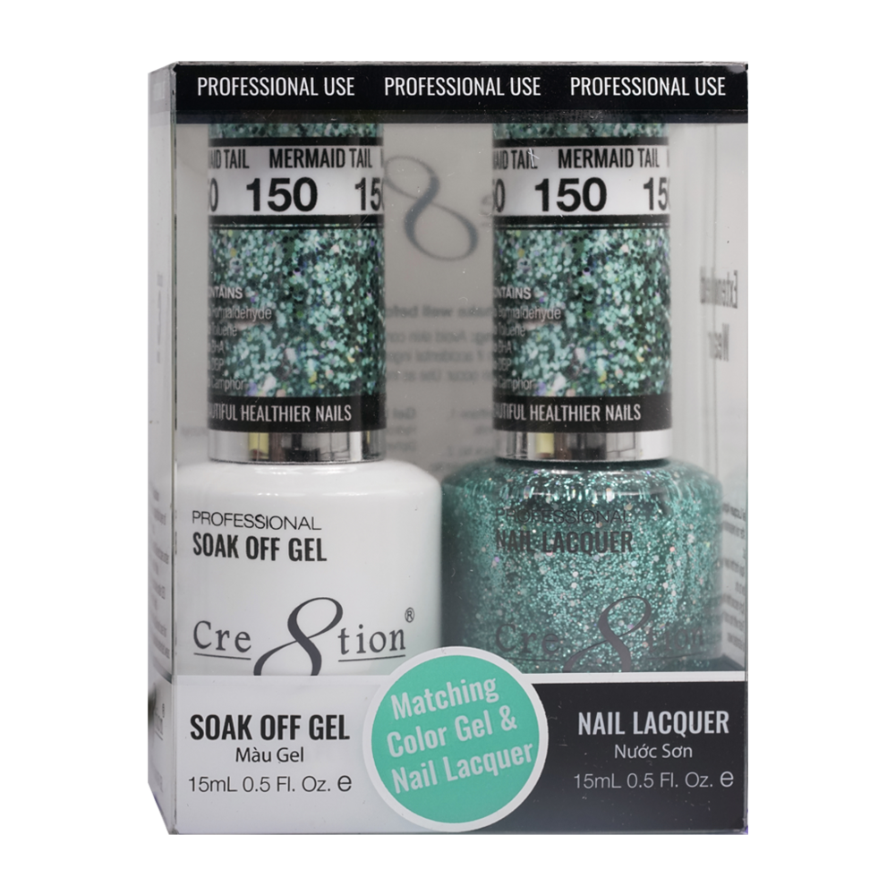 Cre8tion - Gel & Lacquer Glitter Duo (#145 - #216)