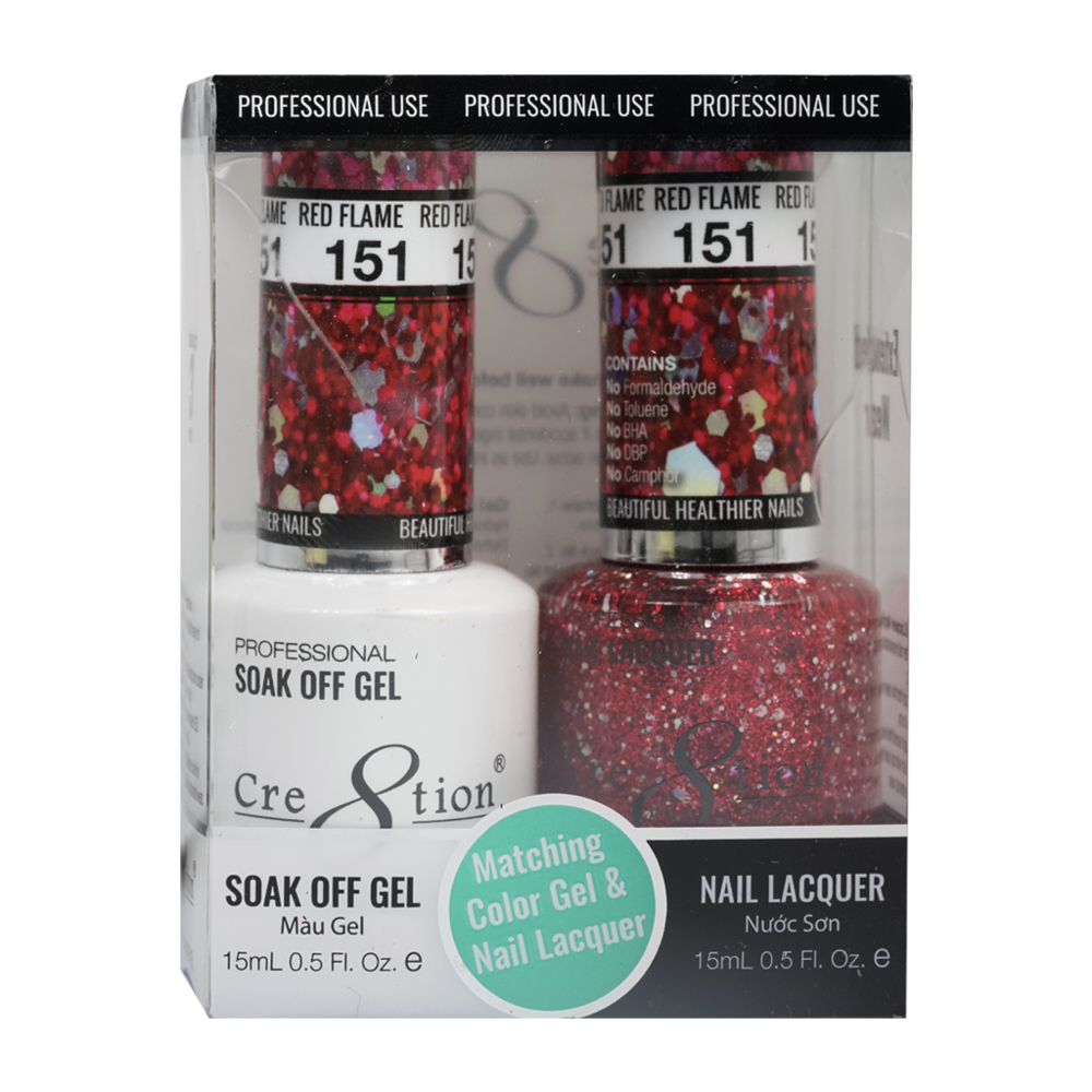 Cre8tion - Gel & Lacquer Glitter Duo (#145 - #216)