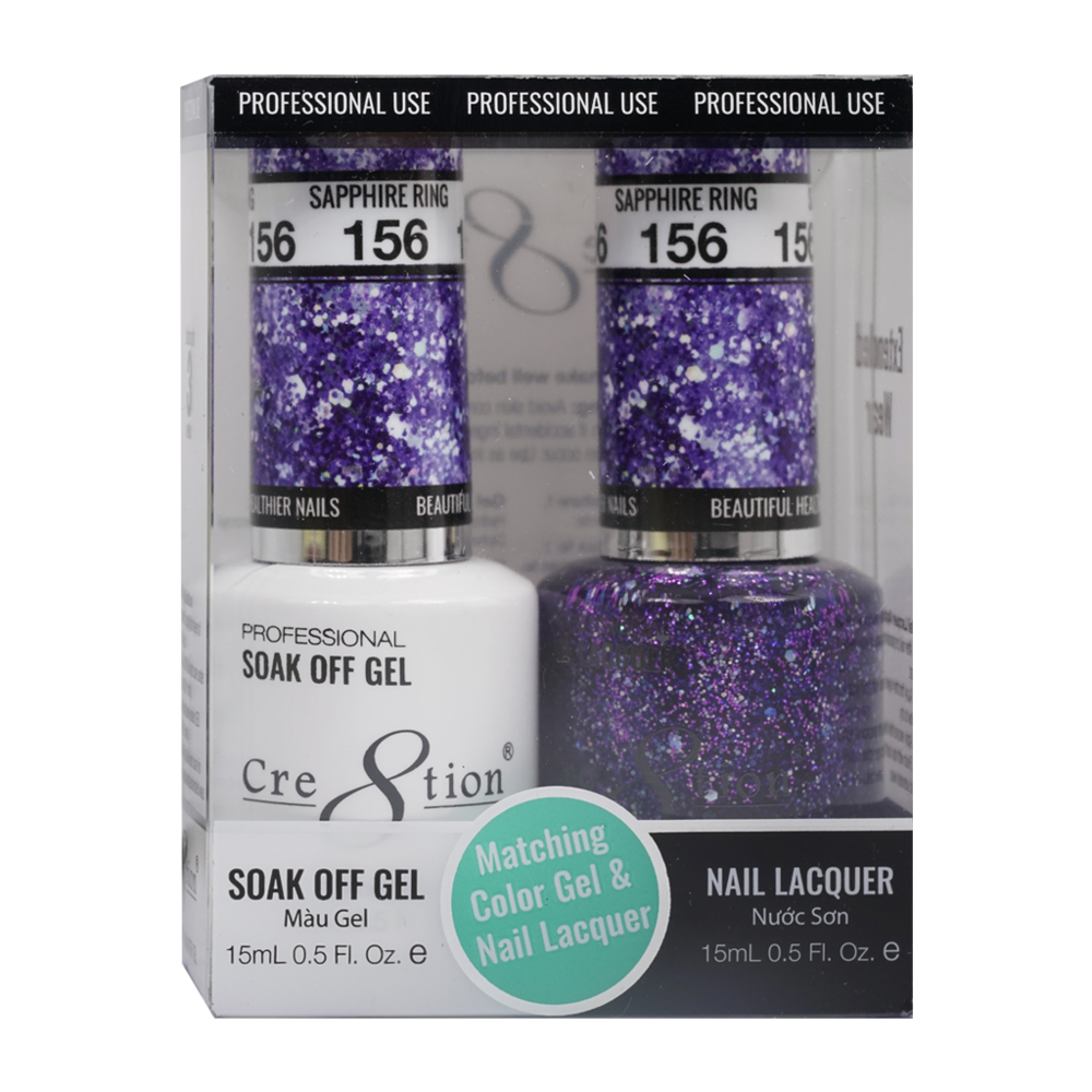 Cre8tion - Gel & Lacquer Glitter Duo (#145 - #216)