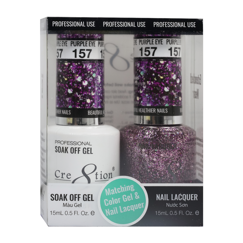 Cre8tion - Gel & Lacquer Glitter Duo (#145 - #216)