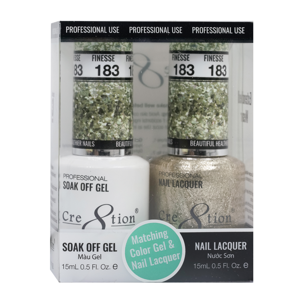 Cre8tion - Gel & Lacquer Glitter Duo (#145 - #216)