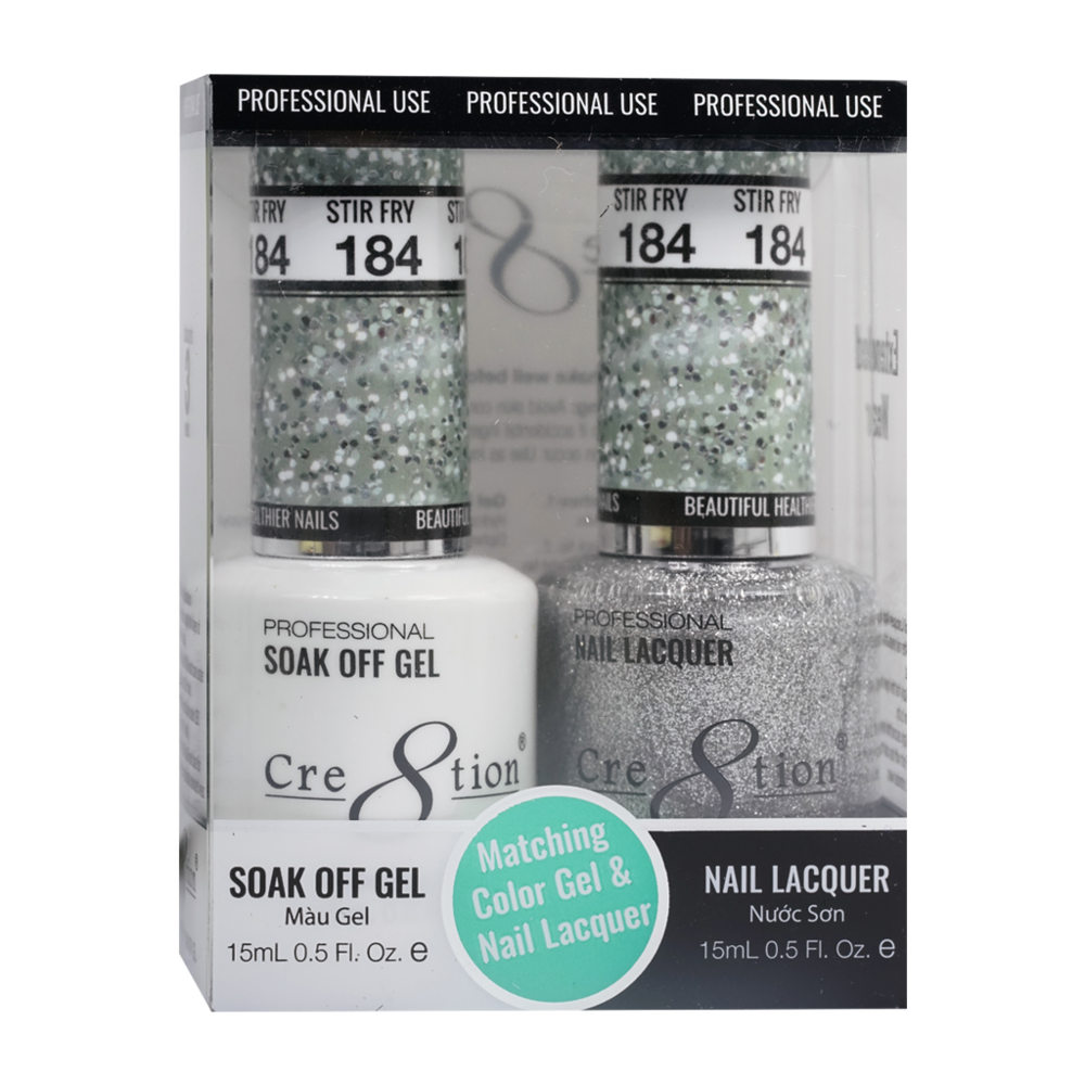 Cre8tion - Gel & Lacquer Glitter Duo (#145 - #216)
