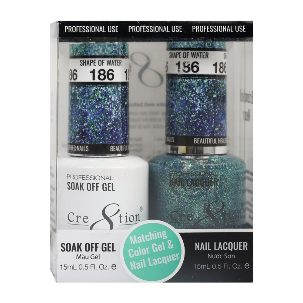 Cre8tion - Gel & Lacquer Glitter Duo (#145 - #216)