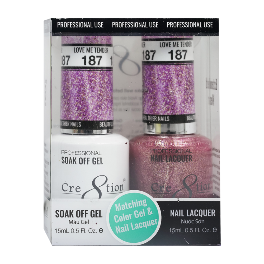 Cre8tion - Gel & Lacquer Glitter Duo (#145 - #216)