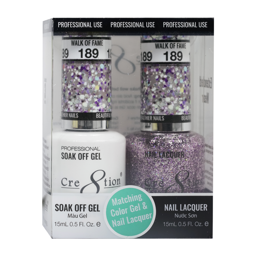 Cre8tion - Gel & Lacquer Glitter Duo (#145 - #216)