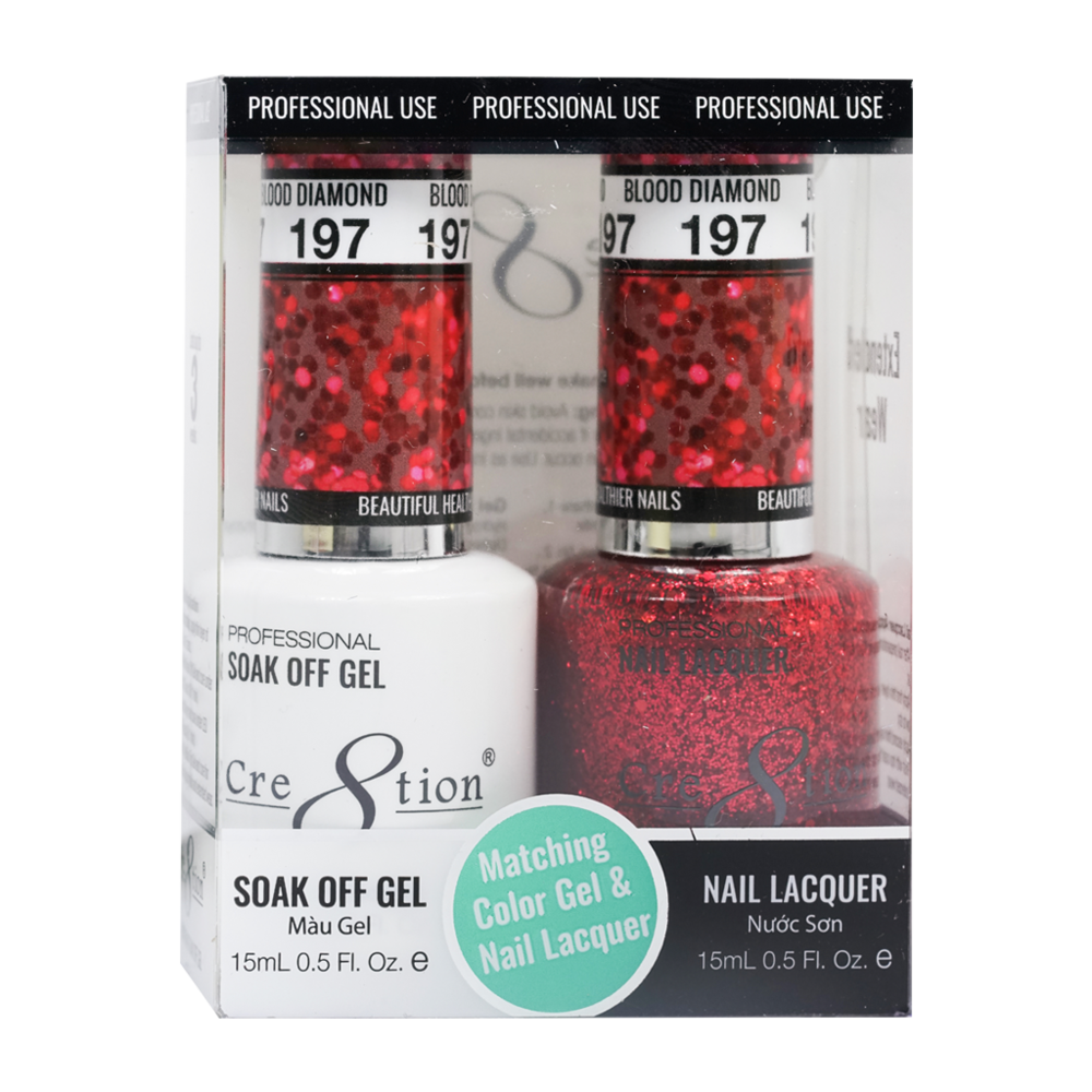 Cre8tion - Gel & Lacquer Glitter Duo (#145 - #216)