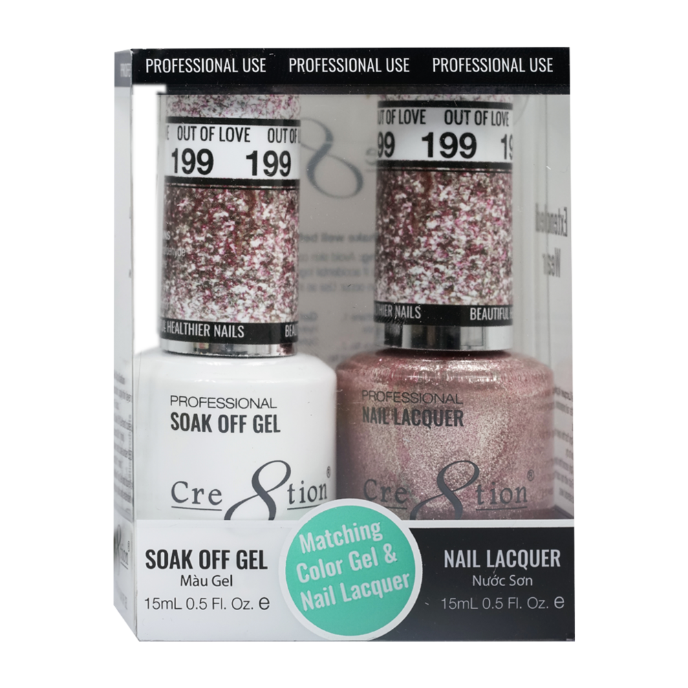 Cre8tion - Gel & Lacquer Glitter Duo (#145 - #216)