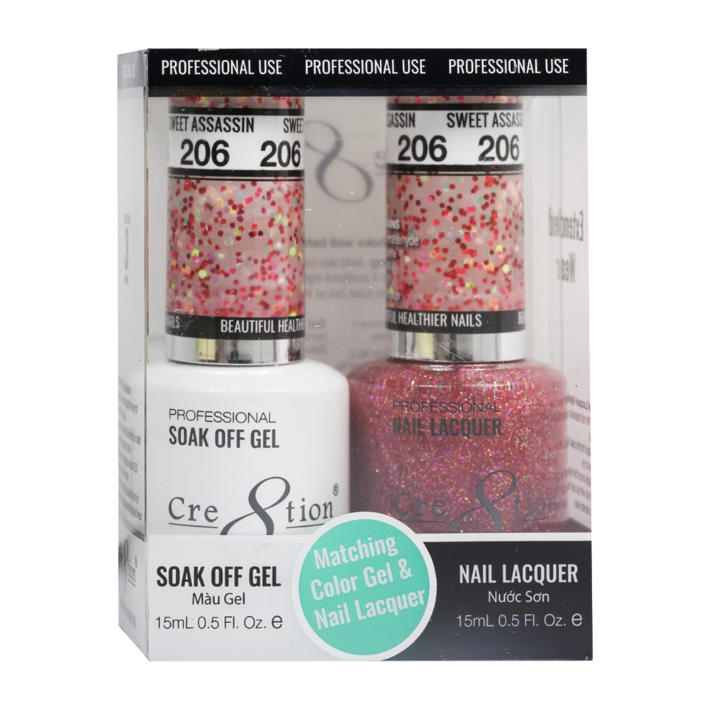 Cre8tion - Gel & Lacquer Glitter Duo (#145 - #216)