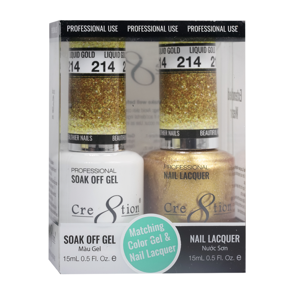 Cre8tion - Gel & Lacquer Glitter Duo (#145 - #216)