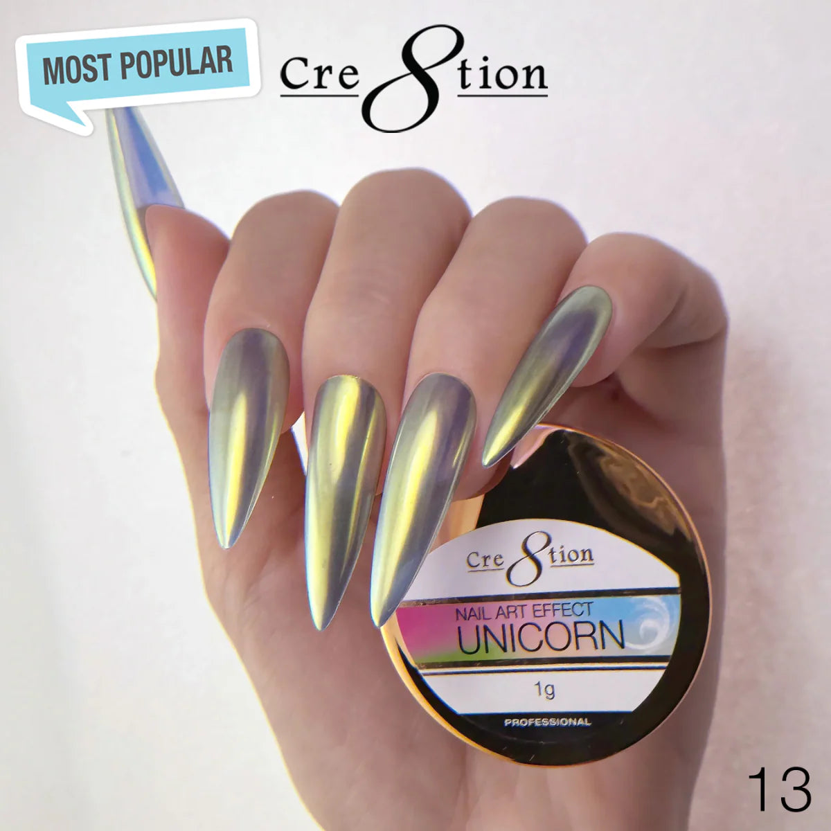 Cre8tion - Nail Art Unicorn Effect Full Set (18 Colors)
