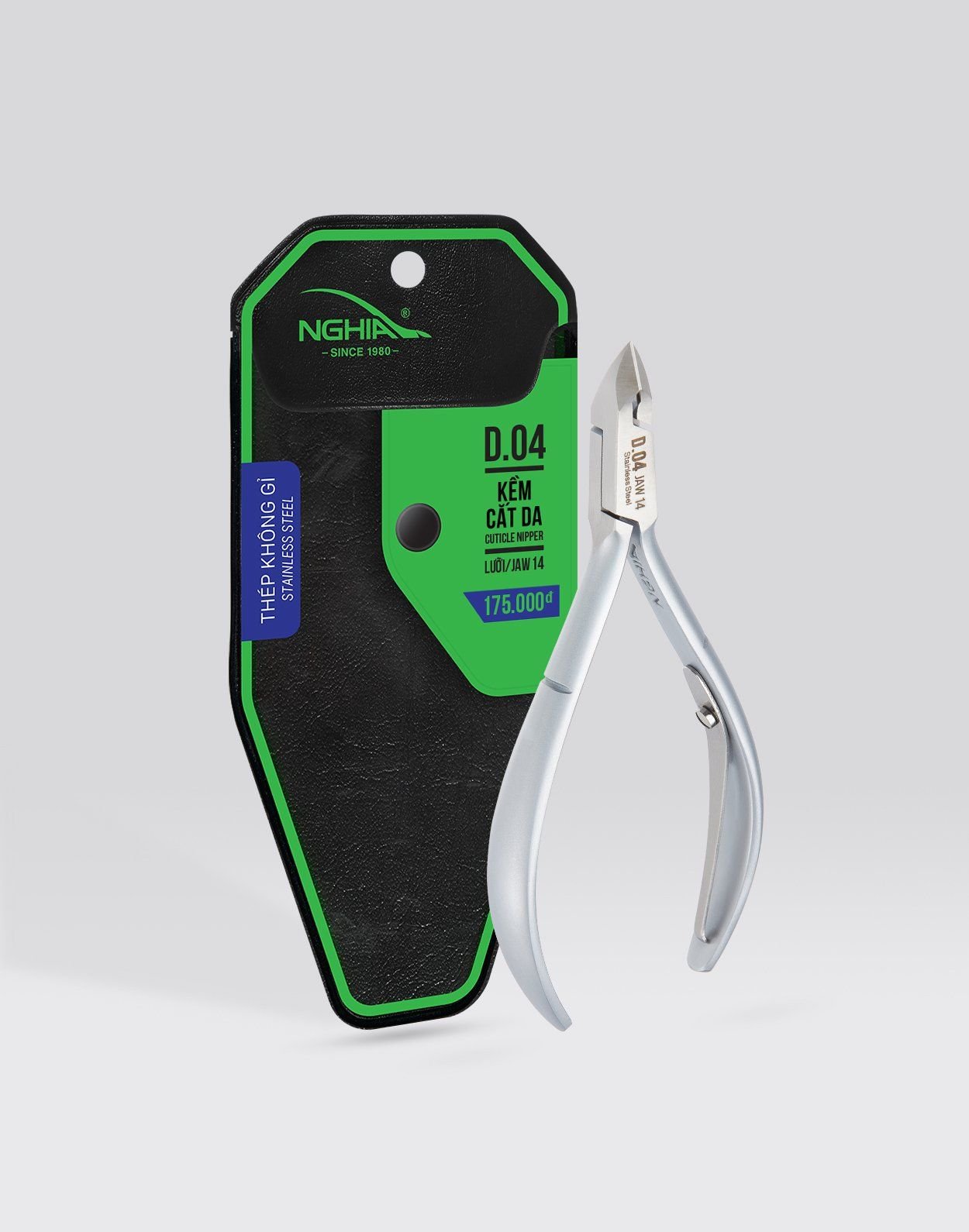 NGHIA Stainless Steel Cuticle Nipper D04