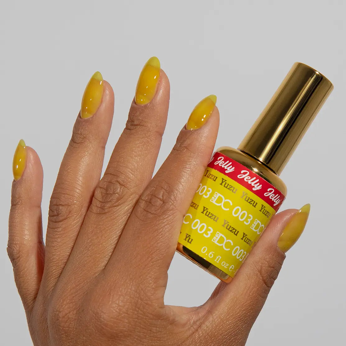 DND DC All My Jelly Gel Polish – #003 Yuzu (0.6oz / 18ml) – NEW 2026