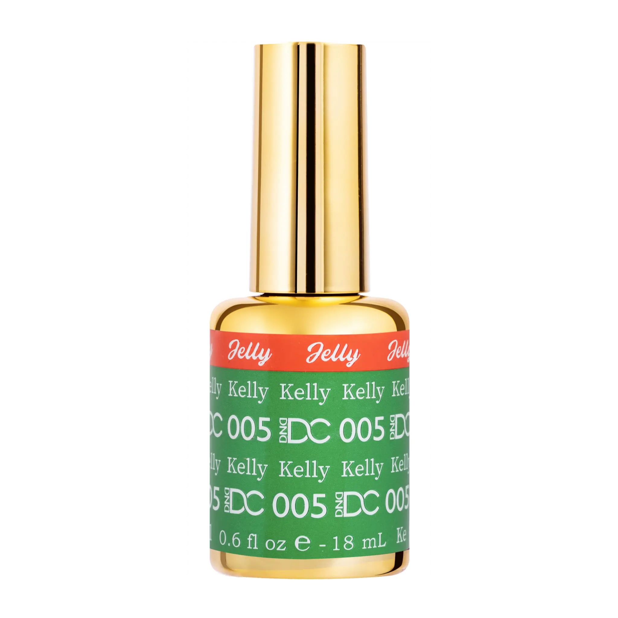 DND DC All My Jelly Gel Polish – #005 Kelly (0.6oz / 18ml) – NEW 2026
