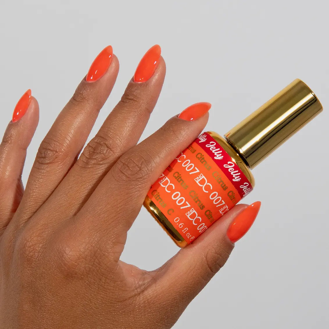 DND DC All My Jelly Gel Polish – #007 Citrus (0.6oz / 18ml) – NEW 2026