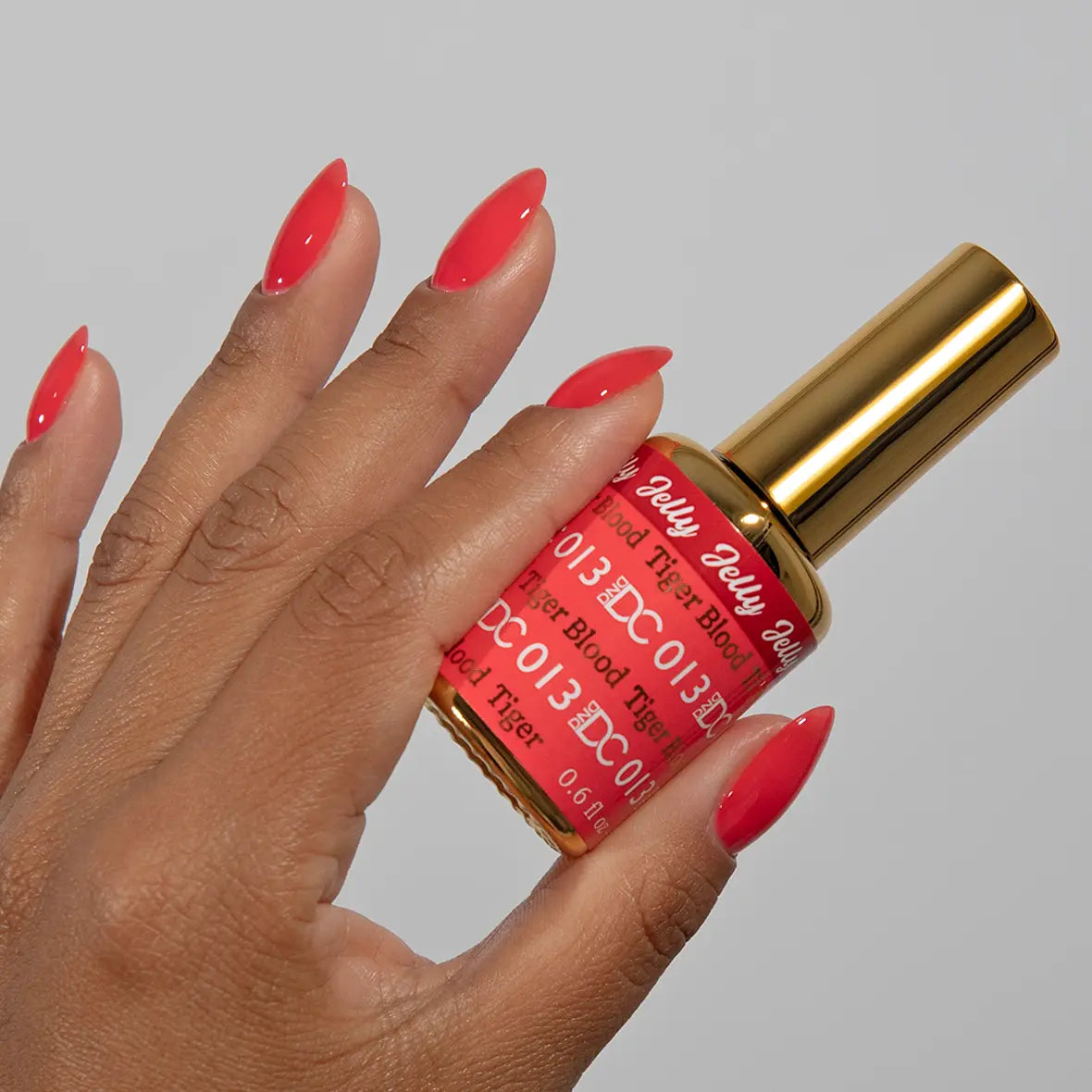 DND DC All My Jelly Gel Polish – #013 Tiger Blood (0.6oz / 18ml) – NEW 2026