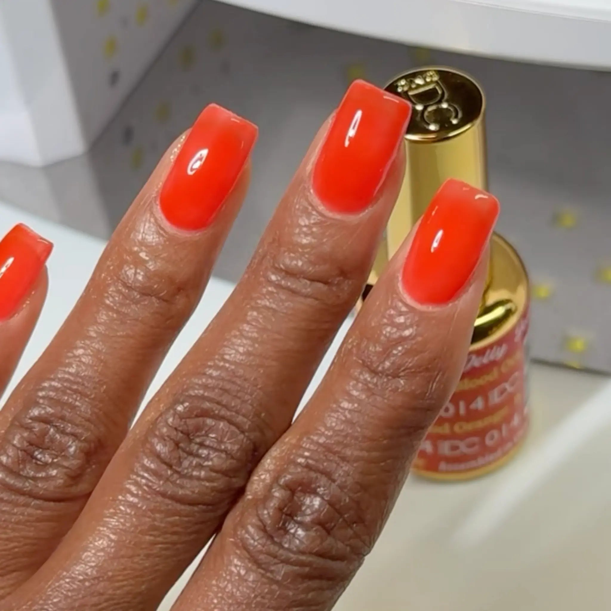 DND DC All My Jelly Gel Polish – #014 Blood Orange (0.6oz / 18ml) – NEW 2026