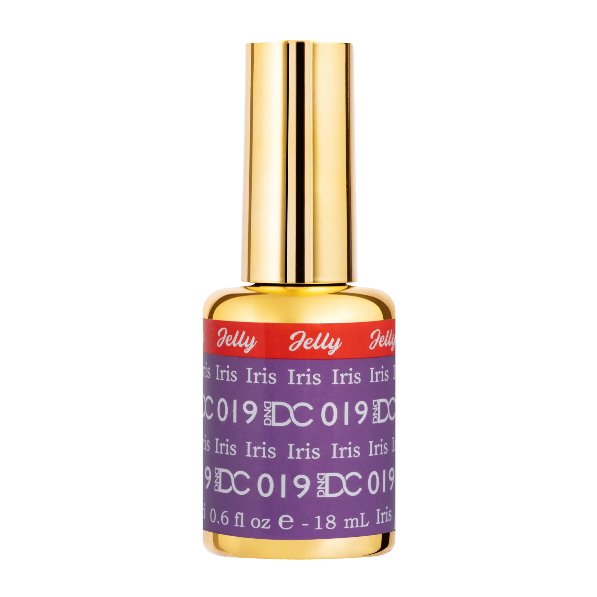 DND DC All My Jelly Gel Polish – #019 Iris (0.6oz / 18ml) – NEW 2026