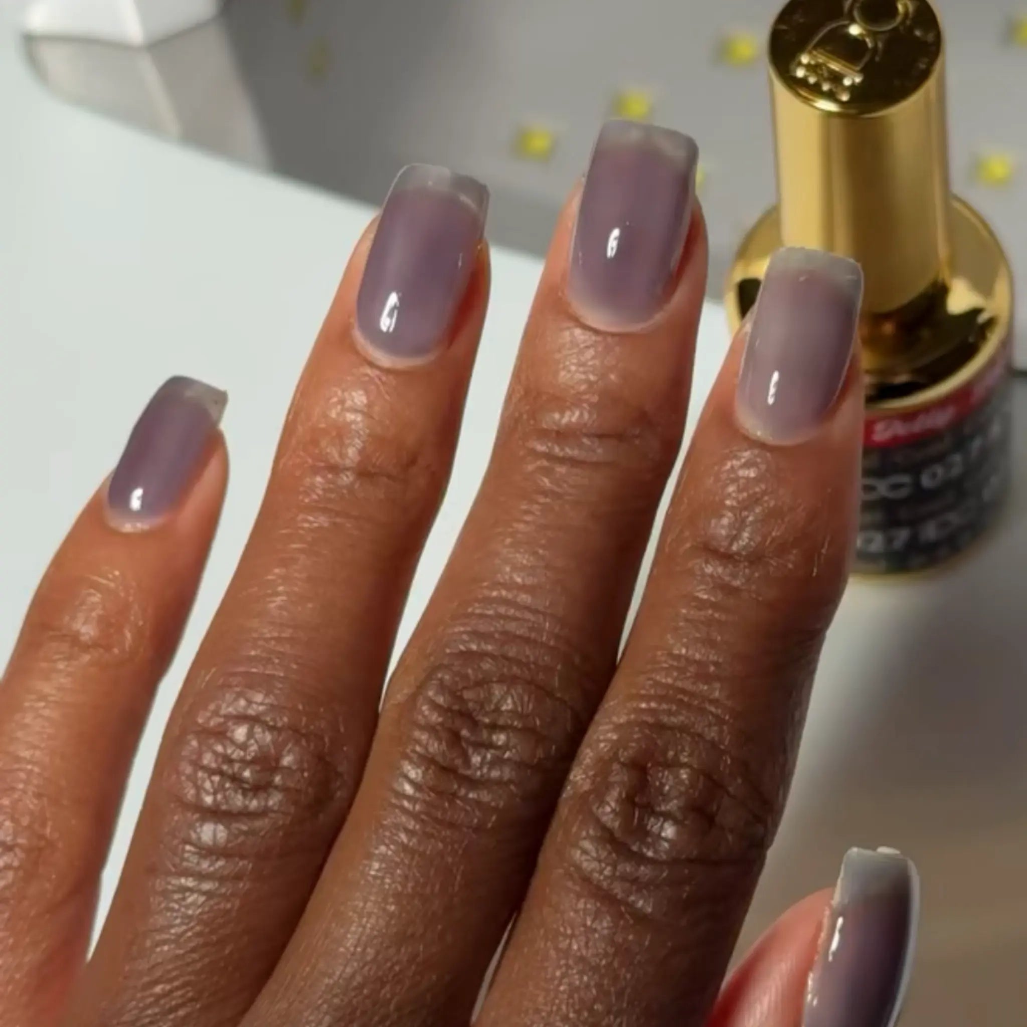 DND DC All My Jelly Gel Polish – #027 Coal (0.6oz / 18ml) – NEW 2026