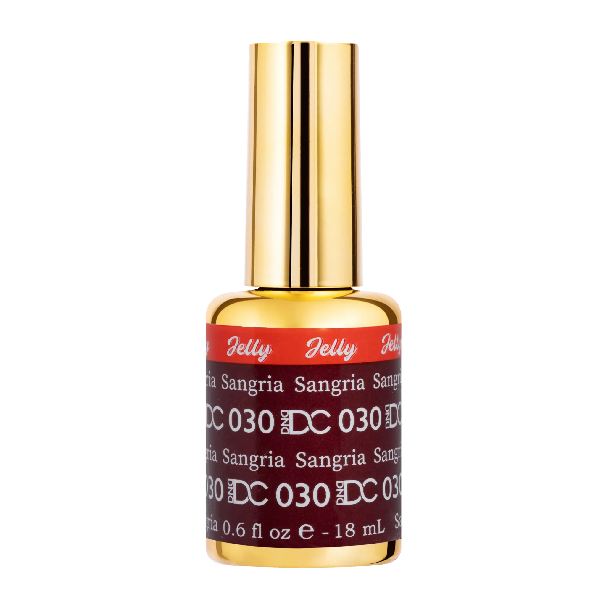 DND DC All My Jelly Gel Polish – #030 Sangria (0.6oz / 18ml) – NEW 2026