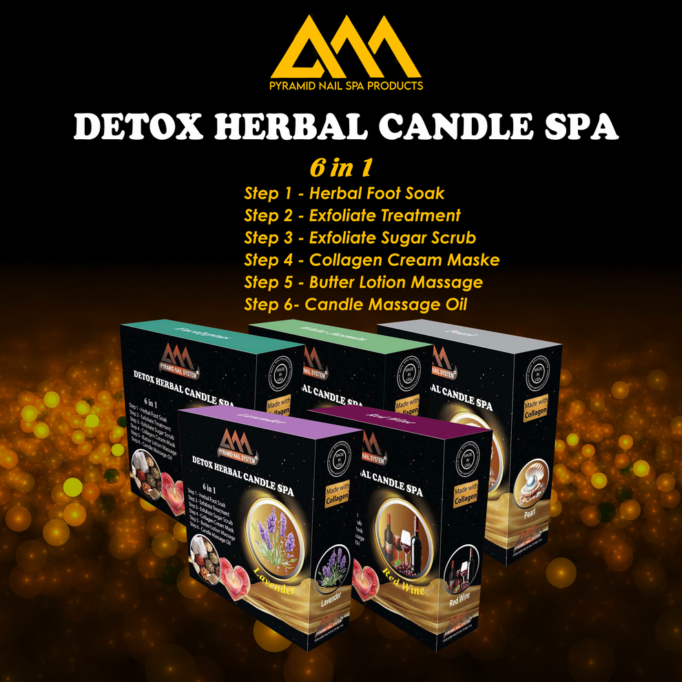 Pyramid Detox Herbal Candle Spa 6 steps (50pcs / case)