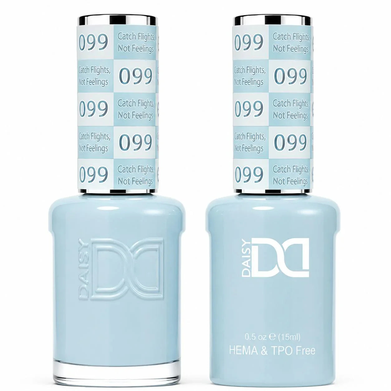 DND HEMA & TPO Free Gel Duo Matching Set – 099 Catch Flights, Not Feelings (Gel + Lacquer)