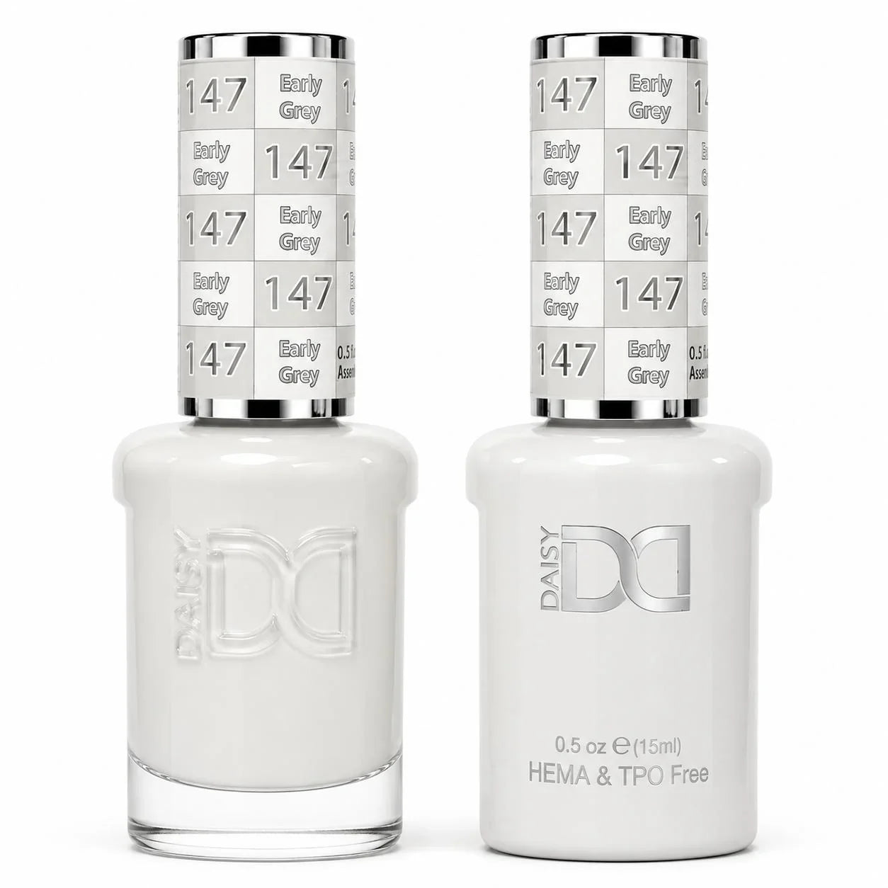 DND HEMA & TPO Free Gel Duo Matching Set – 147 Early Grey (Gel + Lacquer)