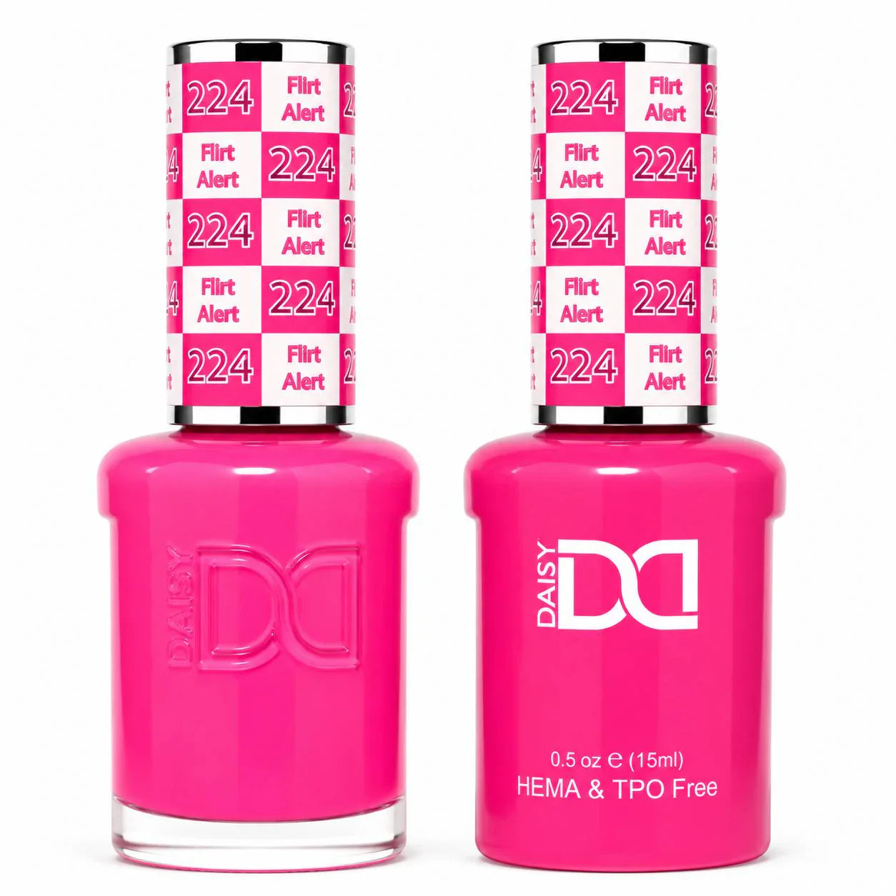 DND HEMA & TPO Free Gel Duo Matching Set – 224 Flirt Alert (Gel + Lacquer)