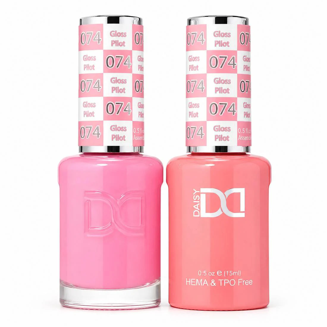 DND HEMA & TPO Free Gel Duo Matching Set – 074 Glass Pilot (Gel + Lacquer)
