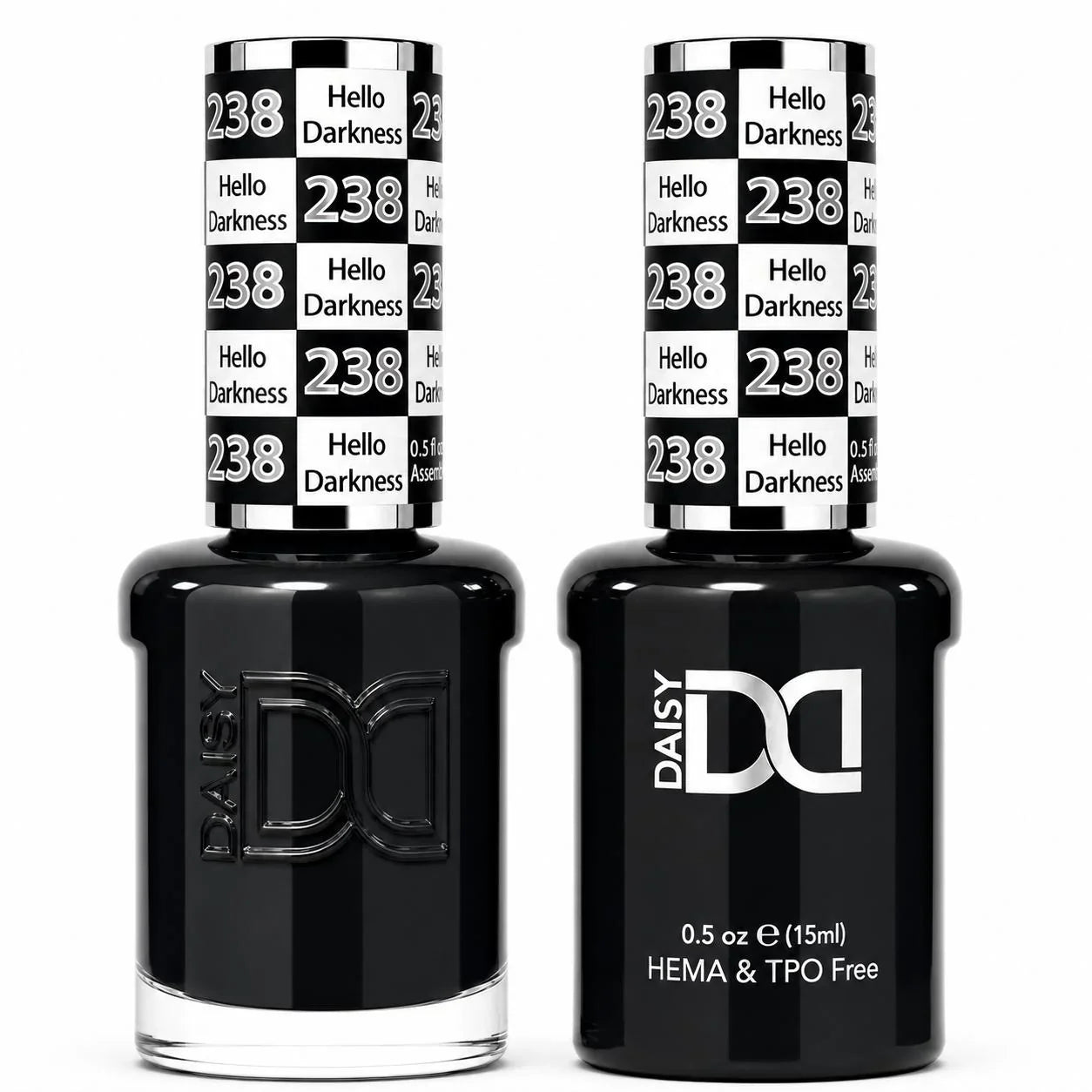 DND HEMA & TPO Free Gel Duo Matching Set – 238 Hello Darkness (Gel + Lacquer)