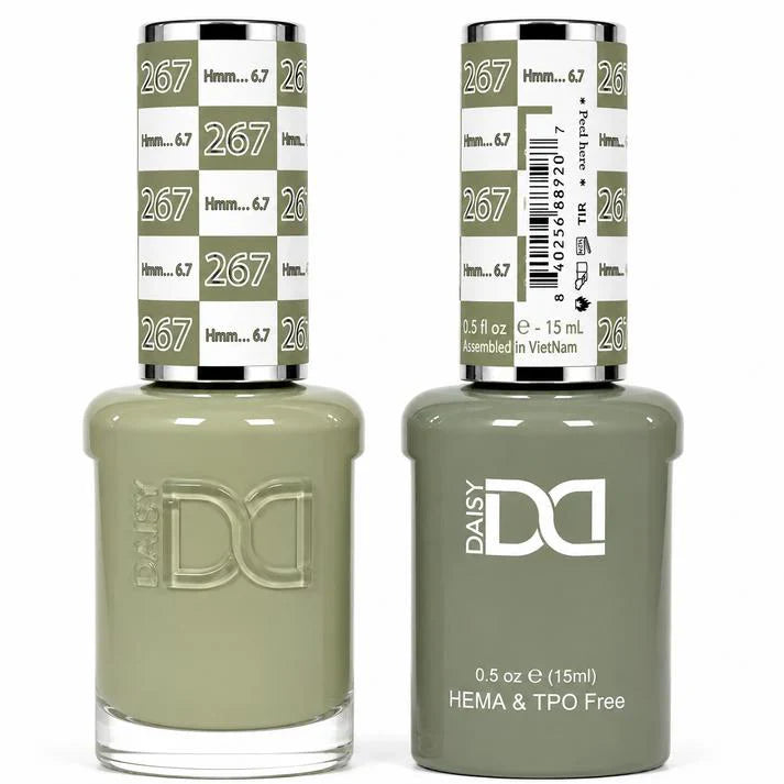 DND HEMA & TPO Free Gel Duo Matching Set – 267 Hmm…6,7 (Gel + Lacquer)