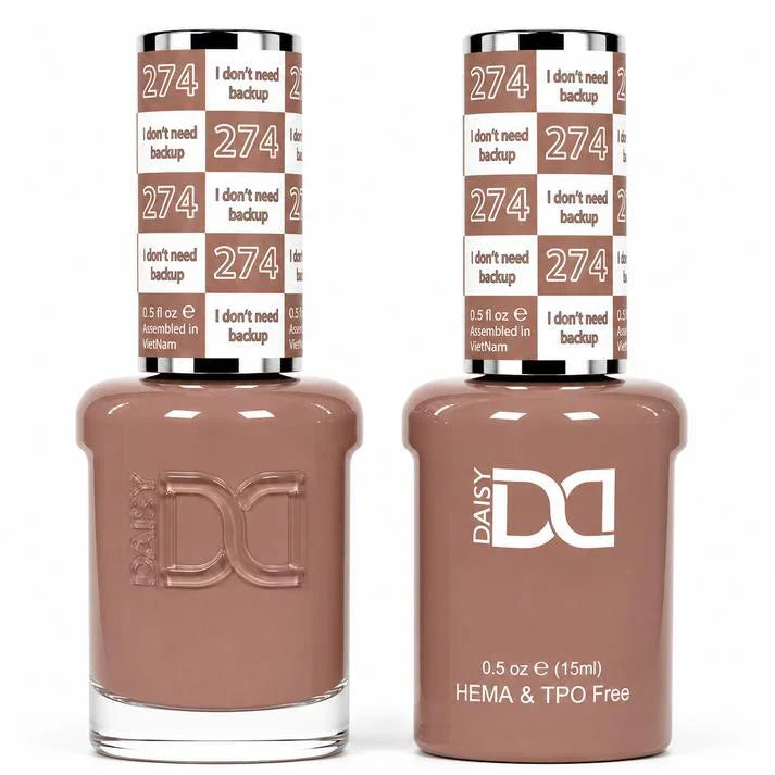 DND HEMA & TPO Free Gel Duo Matching Set – 274 I Don’t Need Backup (Gel + Lacquer)