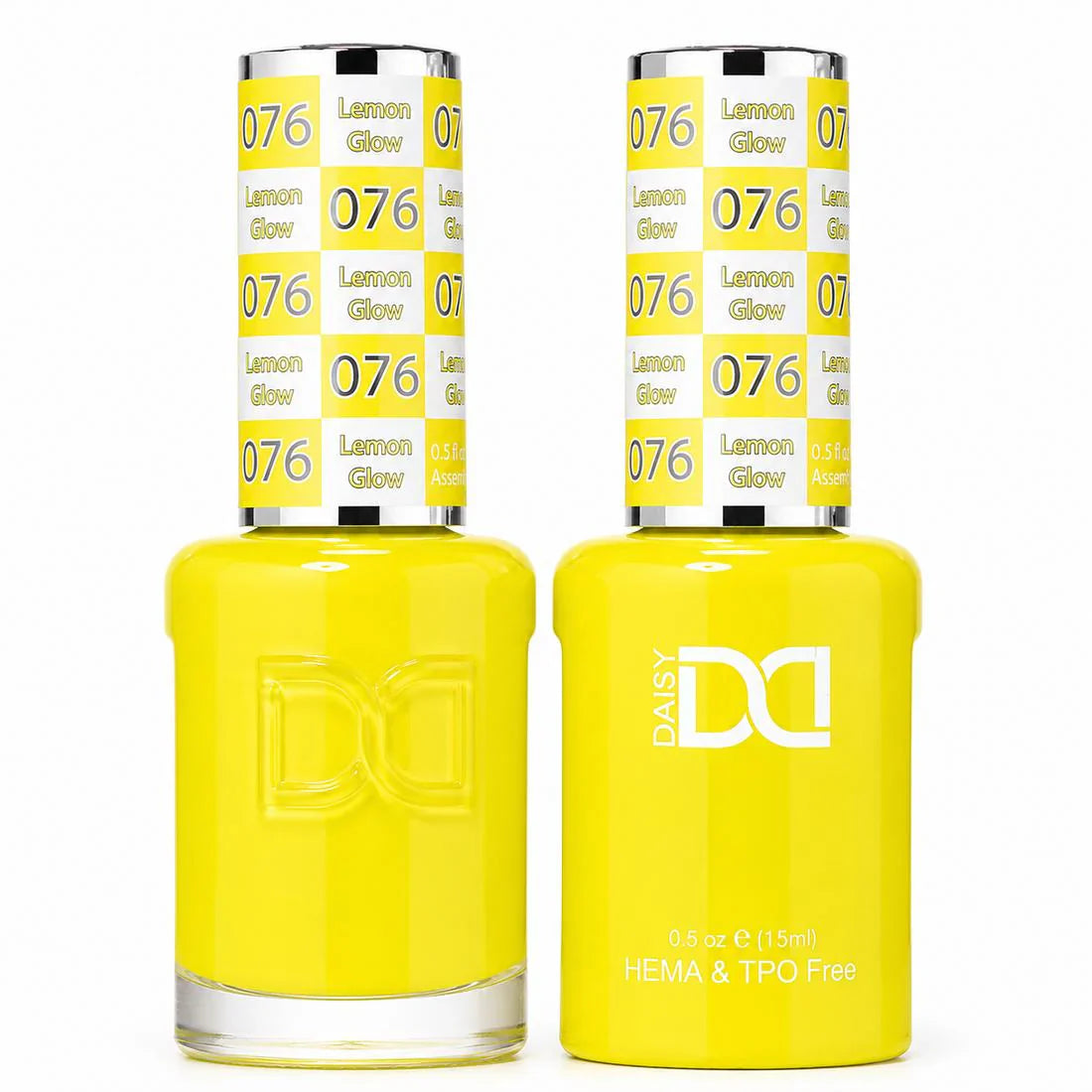 DND HEMA & TPO Free Gel Duo Matching Set – 076 Lemon Glow (Gel + Lacquer)