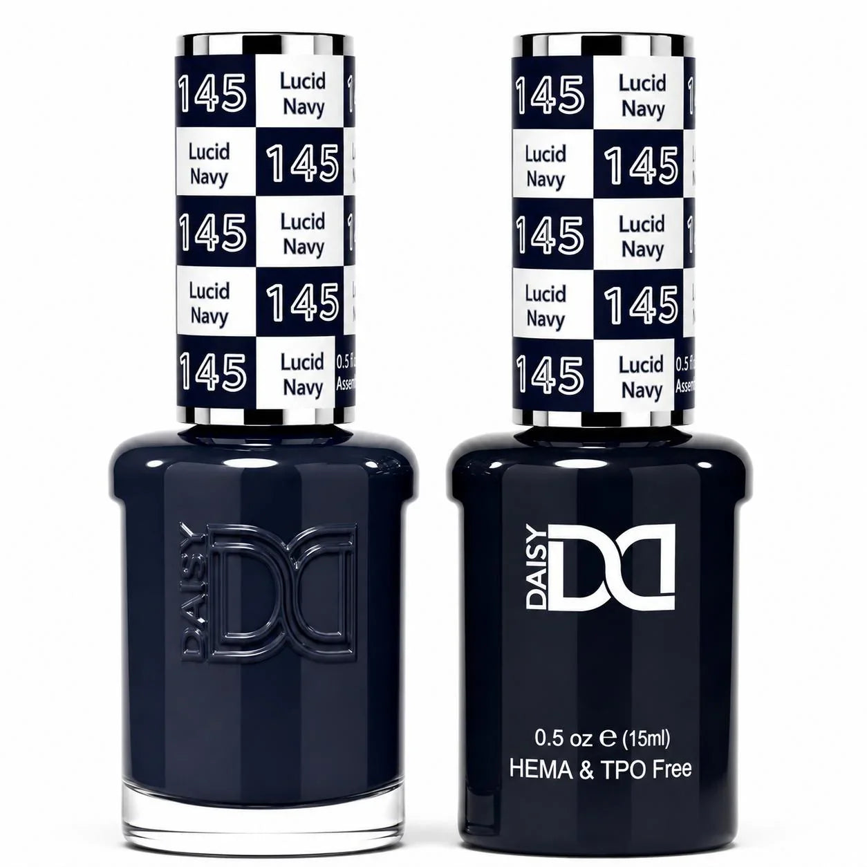 DND HEMA & TPO Free Gel Duo Matching Set – 145 Lucid Navy (Gel + Lacquer)